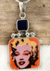 Vintage China Faces of Marilyn Andy Warhol Pendant