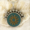 Deco Glass Collection Golden Sun Pendant