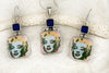 Vintage China Faces of Marilyn Andy Warhol Earrings