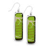 Root Wine Vine Script Sterling Earrings